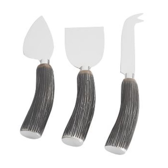 Rustic Antler Cheese Knives- set of 3 - Picture 1 of 8
